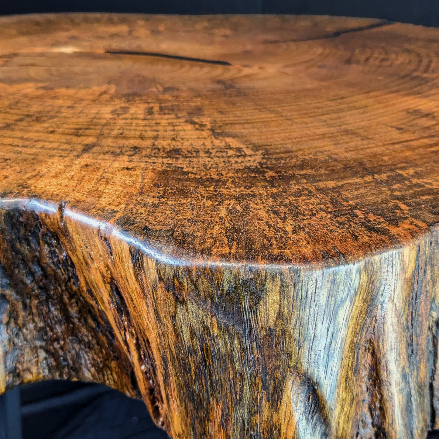 Onyx Rivulet - Wooden Cookie Table