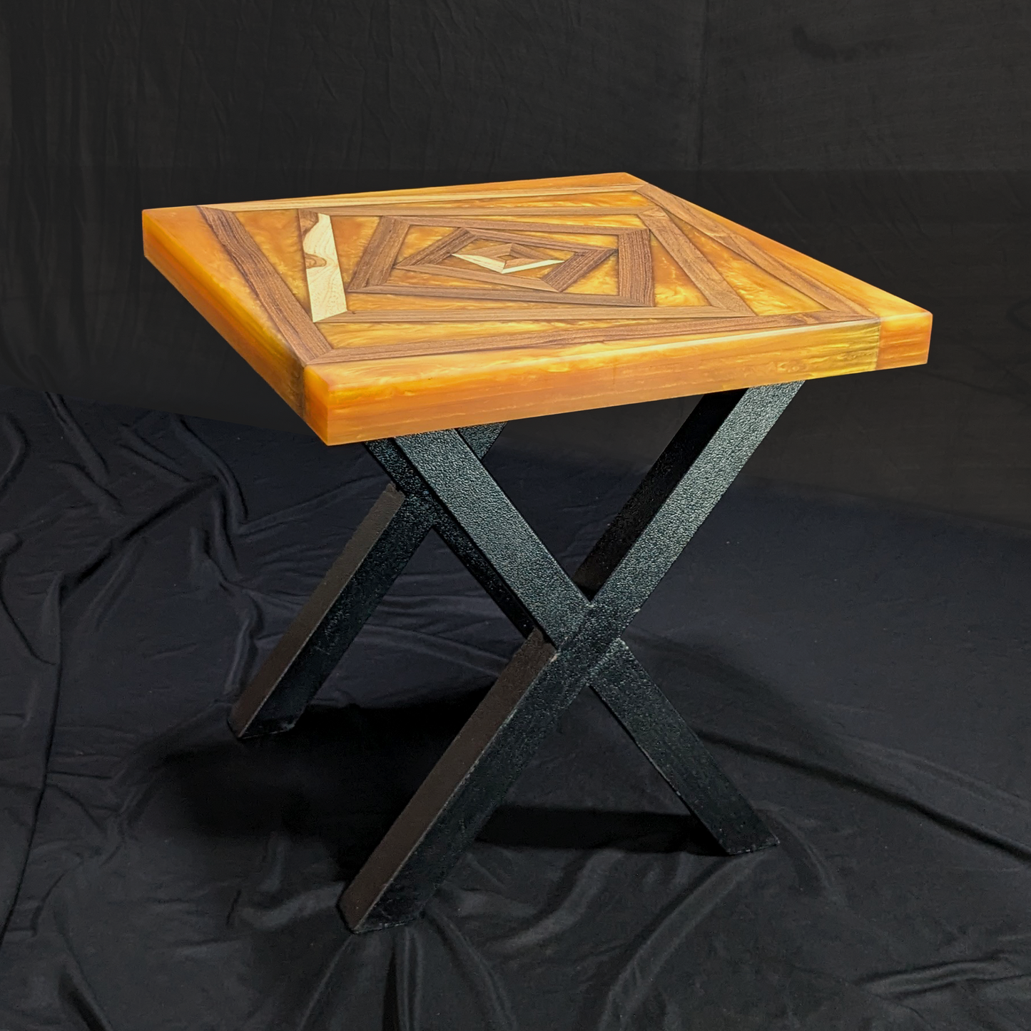 Amber Love - Resin End Table