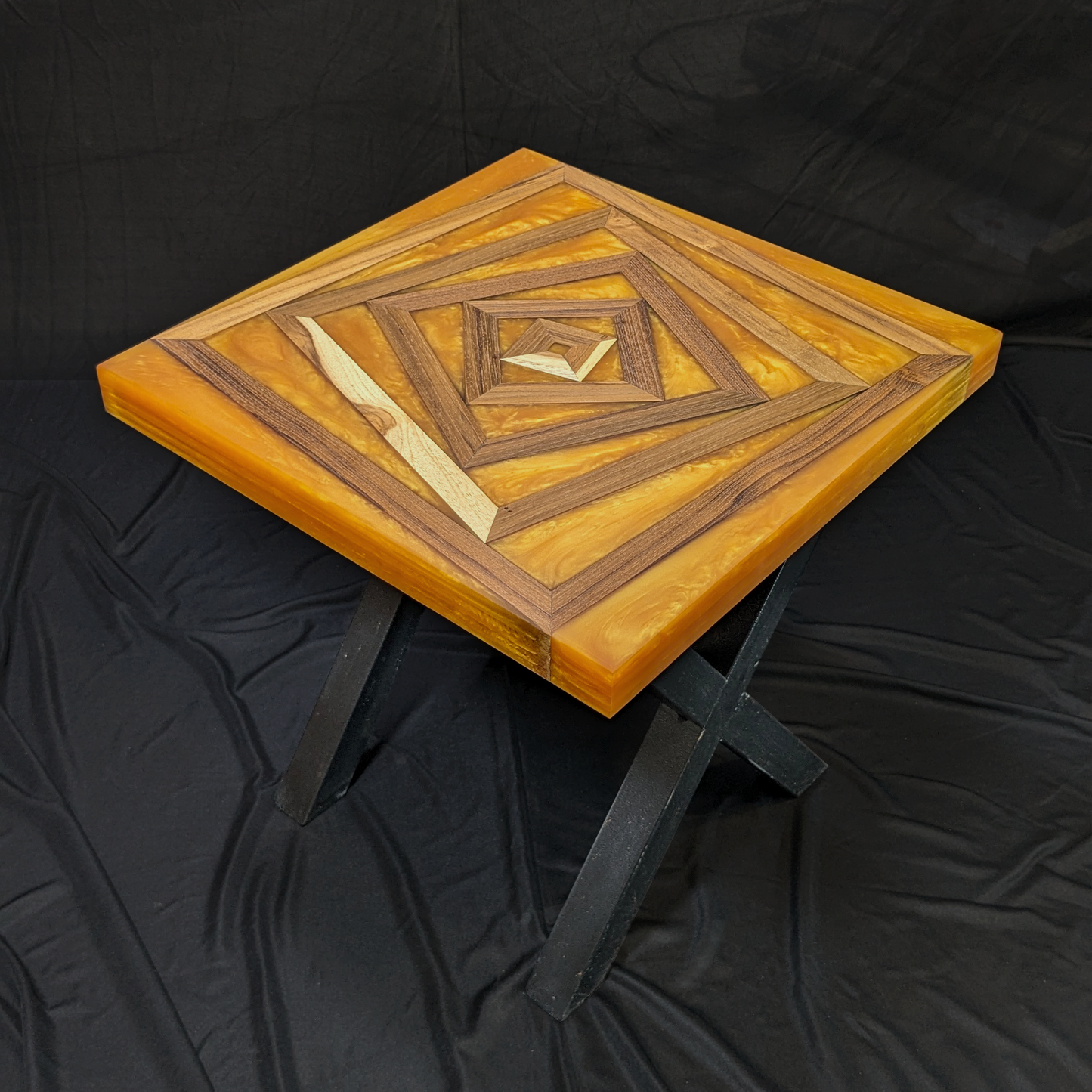 Amber Love - Resin End Table