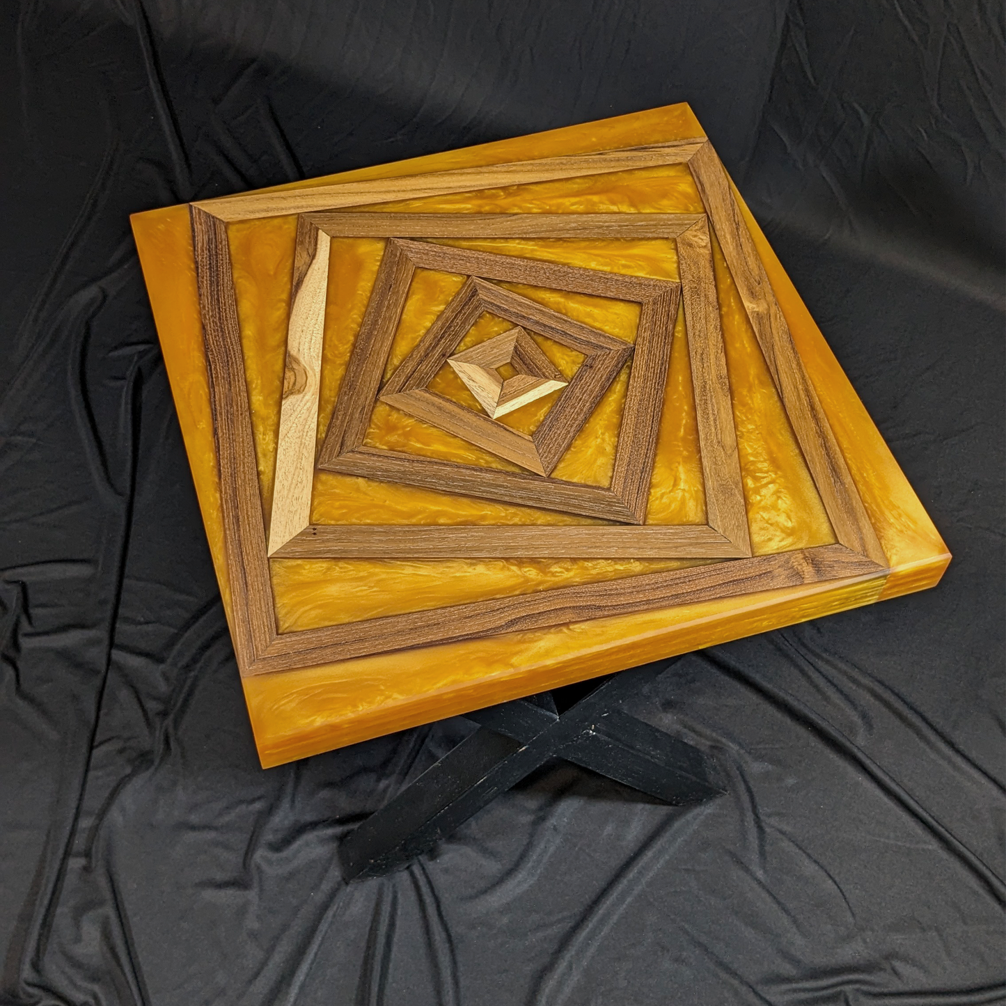 Amber Love - Resin End Table