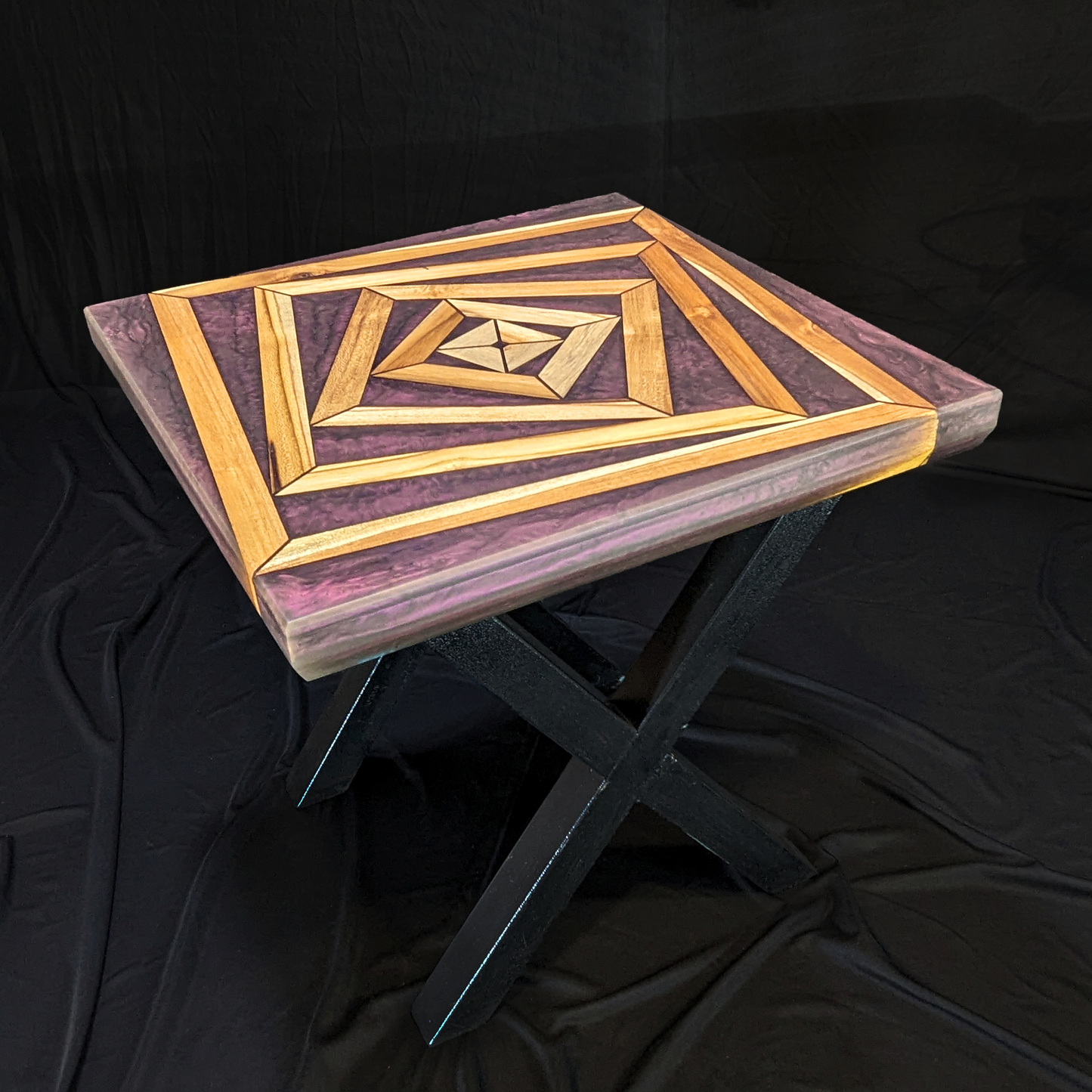 Lilac Illusion - Resin End Table