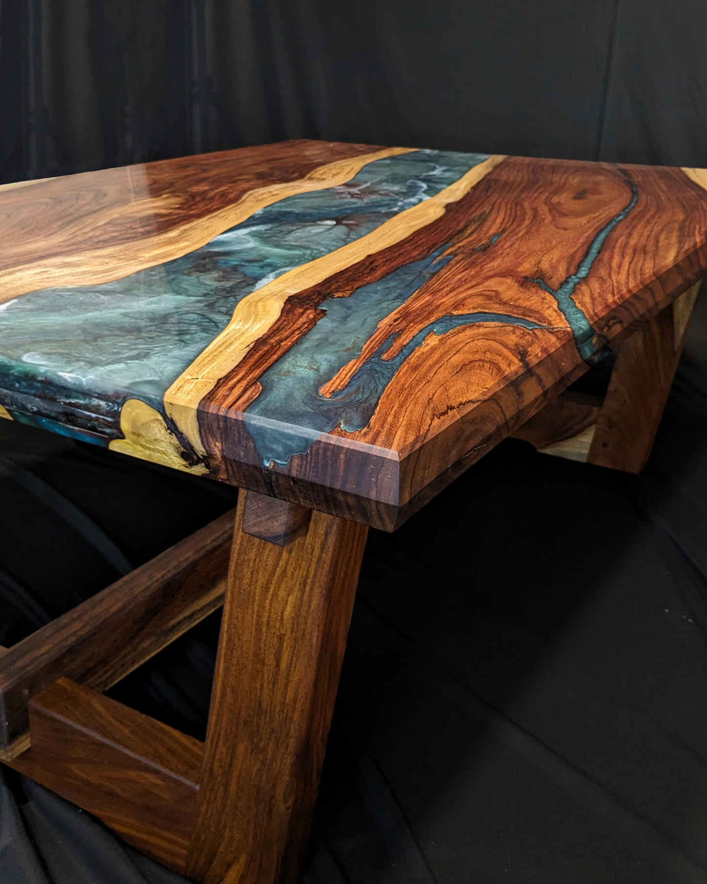 Celestial Stream - Resin Centre Table