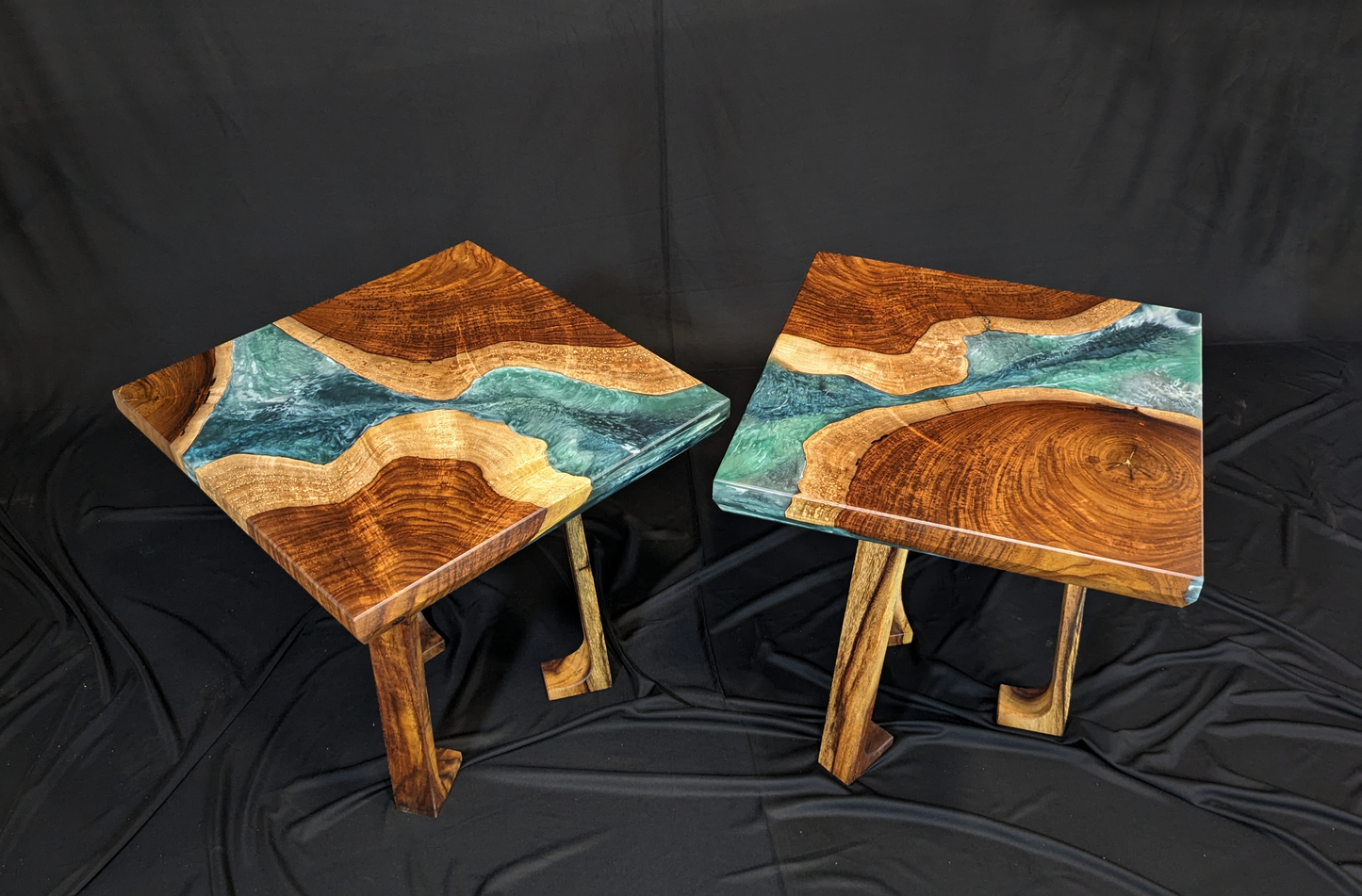 Celestial Stream - Resin End Table