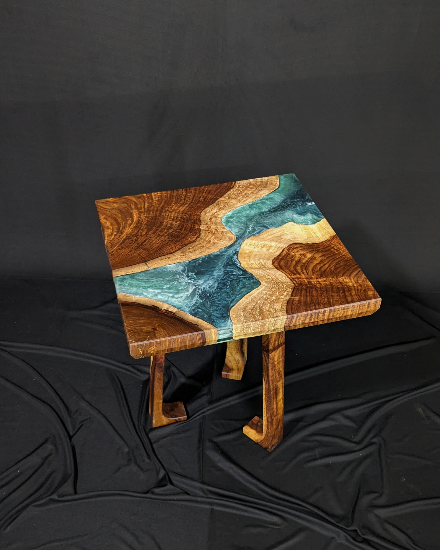 Celestial Stream - Resin End Table