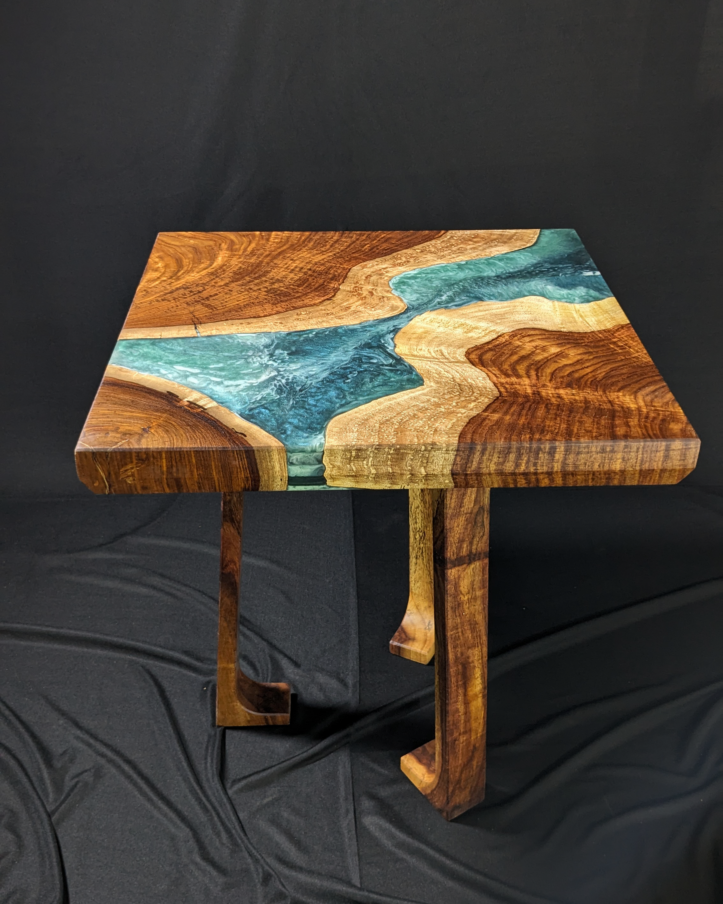 Celestial Stream - Resin End Table